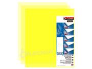 Okładki do laminatorów i bindownic - Opus O.CLEAR Standard żółta A4 /100/ - miniaturka - grafika 1