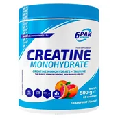 Kreatyna - 6PAK Creatine Monohydrate 500 g Jar Grapefruit (5902811810708) - miniaturka - grafika 1