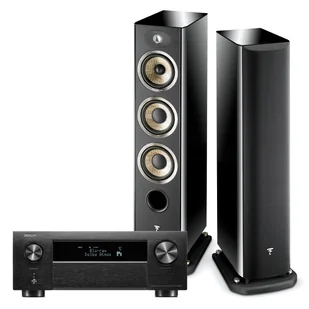 Zestaw stereo: Denon AVC-X4800H + Focal Aria 926 HGL, Kolor: Czarny - Zestawy stereo - miniaturka - grafika 1