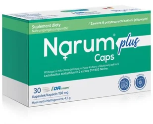 Narine probiotyk Narimax Plus 150mg 30 kapsułek Narine - Układ pokarmowy - miniaturka - grafika 1