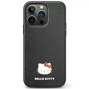 Oryginalne Etui SAMSUNG GALAXY Z FLIP 5 Hello Kitty Hardcase Metal Logo Kitty Head (HKHCZF5PGHDLMK) czarne - Etui i futerały do telefonów - miniaturka - grafika 2
