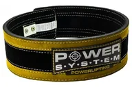 Pasy kulturystyczne - Pas fitness Power System  Fitness Opasek Stronglift Žlutý L/XL - miniaturka - grafika 1