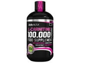 Spalacze tłuszczu - BioTechUSA L-Carnitine 100.000 - 500ml - Cherry - miniaturka - grafika 1