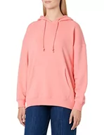Bluzy damskie - PIECES Damska bluza z kapturem PCCHILLI LS Oversized NOOS BC Bluza z kapturem, Strawberry Pink, S - miniaturka - grafika 1