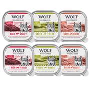 Mokra karma dla psów - Wolf of Wilderness Adult, 6 x 300 g - Pakiet mieszany: wołowina, indyk, jagnięcina - miniaturka - grafika 1