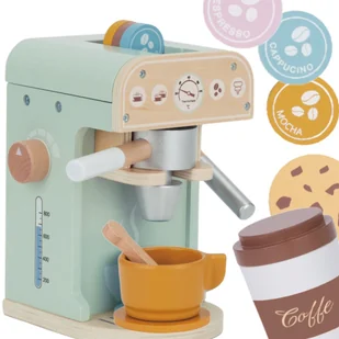 Woopie Green Drewniany Eksperes Do Kawy 25El Cukiernia Barista - Zabawy w naśladowanie dorosłych - miniaturka - grafika 1