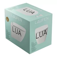 Miski WC - Laufen Lua Zestaw Toaleta WC podwieszana Rimless bez kołnierza + deska wolnoopadająca biały H8660800000001 - miniaturka - grafika 1