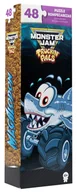 Puzzle - Puzzle Monster Jam 48 elementów Truckin' Pals 26,2 x 23,1 cm - miniaturka - grafika 1