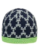 Czapki dla dzieci - Döll Dzianinowa czapka w kolorze szaro-antracytowo-zielonym - miniaturka - grafika 1