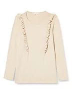 Koszulki i topy damskie - Noppies Damski top Azare Nursing Long Sleeve T-Shirt, Oatmeal - P807, 44 - miniaturka - grafika 1