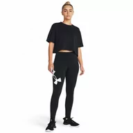 Spodnie sportowe damskie - Damskie legginsy dzianinowe Under Armour Campus Legging - czarne - UNDER ARMOUR - miniaturka - grafika 1