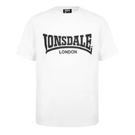 Koszulki męskie - Lonsdale Essentials biała koszulka męska z logo, Rozmiar 3XL - miniaturka - grafika 1