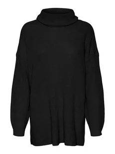 Vero Moda Golf w kolorze czarnym - Swetry damskie - miniaturka - grafika 1