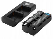 Baterie i akcesoria - Ładowarka + Akumulator Bateria NP-F570 do Sony - miniaturka - grafika 1