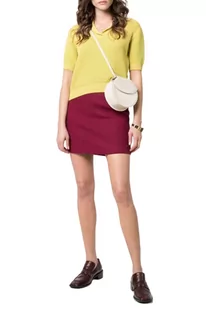 Spódnica damska Tommy Hilfiger Blend Herring Mini wełniana -XXS - Spódnice - miniaturka - grafika 1