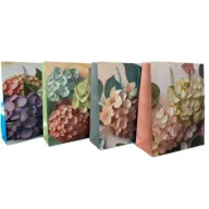 Opakowania i torebki na prezenty - Wydawnictwo Diecezjalne i Drukarnia w Sandomierzu Torba prezentowa L kwiaty MIX - miniaturka - grafika 1