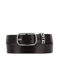 Paski - Pasek Damski Gino Rossi BLYL24001-3 SLV Brązowy - miniaturka - grafika 1