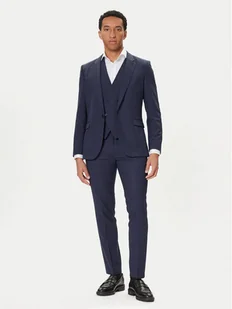HUGO Garnitur Arti/Hesten242V1X 50547314 Granatowy Extra Slim Fit - Garnitury - miniaturka - grafika 1