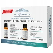Aromaterapia - Zestaw Optima Natura Oils Therapy Apteczna Aromaterapia, drzewo herbaciane, 10 ml + eukaliptus, 10 ml - miniaturka - grafika 1