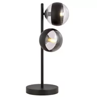 Lampy stojące - Rossi lampa stołowa 2-punktowa czarna/stripe 1229/LN2 - miniaturka - grafika 1