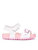Buty dla dziewczynek - Geox Sandały B Sandal Chalki Girl B652RA 000BC C0406 S Biały - miniaturka - grafika 1