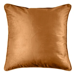 Poduszka Velvet 45X45 Cm Karmelowa - Poduszki dekoracyjne - miniaturka - grafika 1