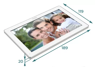 Wideodomofon 2 przewodowy 5TECH TWIN monitor 7" VIRGO ONE(W)/82253 Odcisk palca - Wideodomofony - miniaturka - grafika 3