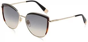 Furla Unisex SFU598V okulary przeciwsłoneczne, złote, rozmiar 55, złoto, 55 - Okulary przeciwsłoneczne - miniaturka - grafika 1