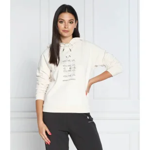 Armani Exchange Bluza | Regular Fit - Bluzy damskie - miniaturka - grafika 1
