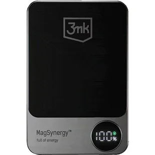 3MK MagSynergy 10000mAh Czarny - Powerbanki - miniaturka - grafika 1