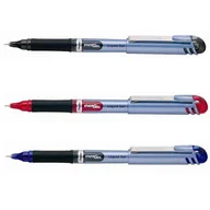 Pióra kulkowe - Pentel Cienkopis kulkowy 0,5 EnerGel BLN15-C niebieski obudowa niebieski metalik) - miniaturka - grafika 1