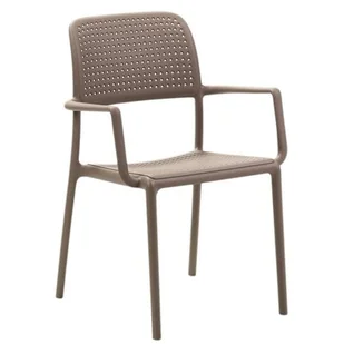 D2.Design Krzesło Bora z podłokietnikami szare 28349 - Krzesła - miniaturka - grafika 1