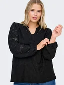 Bluzki damskie - ONLY Bluzka w kolorze czarnym - miniaturka - grafika 1