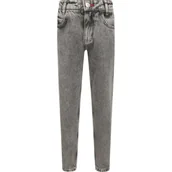 Spodnie i spodenki dla chłopców - HUGO KIDS Jeansy | Loose fit - miniaturka - grafika 1