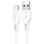 Kable USB - Acefast kabel USB - USB Typ C 1,2m, 3A biały (C3-04 white) C3-04-A-C white - miniaturka - grafika 1