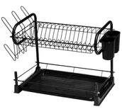 Suszarki do naczyń - SK SUSZARKA DO NACZYŃ 52 x 24 x 36 cm 2-POZIOMOWA KRISBERG KS-2511 emix - miniaturka - grafika 1