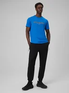 Spodnie sportowe męskie - 4F Spodnie dresowe joggery męskie - czarne XXL - miniaturka - grafika 1