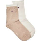 Skarpetki damskie - Tommy Hilfiger Skarpety 2-pack SHORT DROPPED ROLL TOP - miniaturka - grafika 1