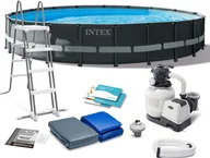 Baseny ogrodowe - Intex Basen stelażowy 610cm 11w1 (26334) - miniaturka - grafika 1