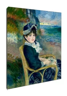 By the Seashore, Auguste Renoir - obraz na płótnie Wymiar do wyboru: 40x60 cm - Obrazy i zdjęcia na płótnie - miniaturka - grafika 1
