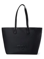 Torebki damskie - JOOP! Damska shopperka - Letterra Lara Kobiety Sztuczna skóra czarny jednolity, ONE SIZE - miniaturka - grafika 1