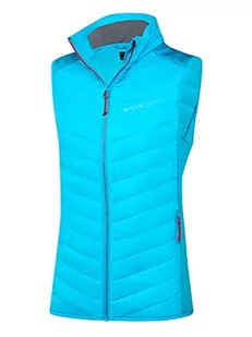 Black Crevice Damska kamizelka hybrydowa, damska kamizelka sportowa w różnych kolorach i rozmiarach, damska kamizelka outdoorowa, izolująca i oddychająca kamizelka damska ze stójką, kamizelka bez - Kamizelki damskie - miniaturka - grafika 1