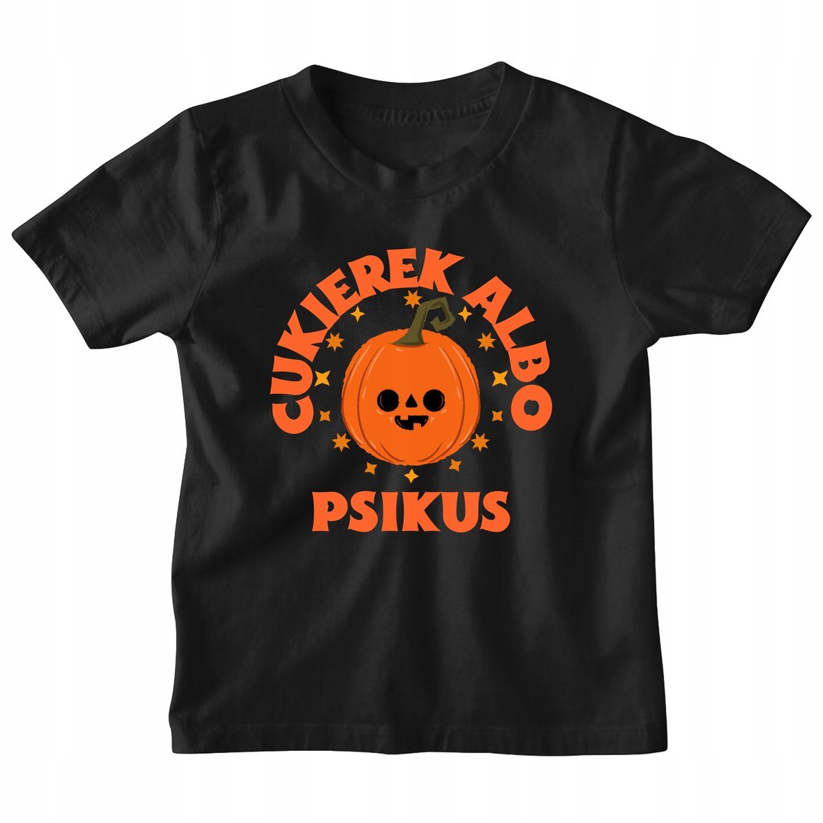 KOSZULKA HALLOWEEN CUKIEREK ALBO PSIKUS DYNIA 134