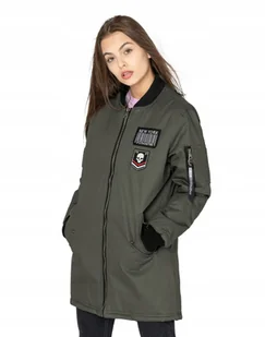 Kurtka Zimowa Damska Bomberka Ocieplana R60-03 XL - Kurtki damskie - miniaturka - grafika 1