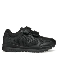 Buty dla chłopców - Sneakersy Geox J Pavel J5515A 0BUCE C9999 S Czarny - miniaturka - grafika 1