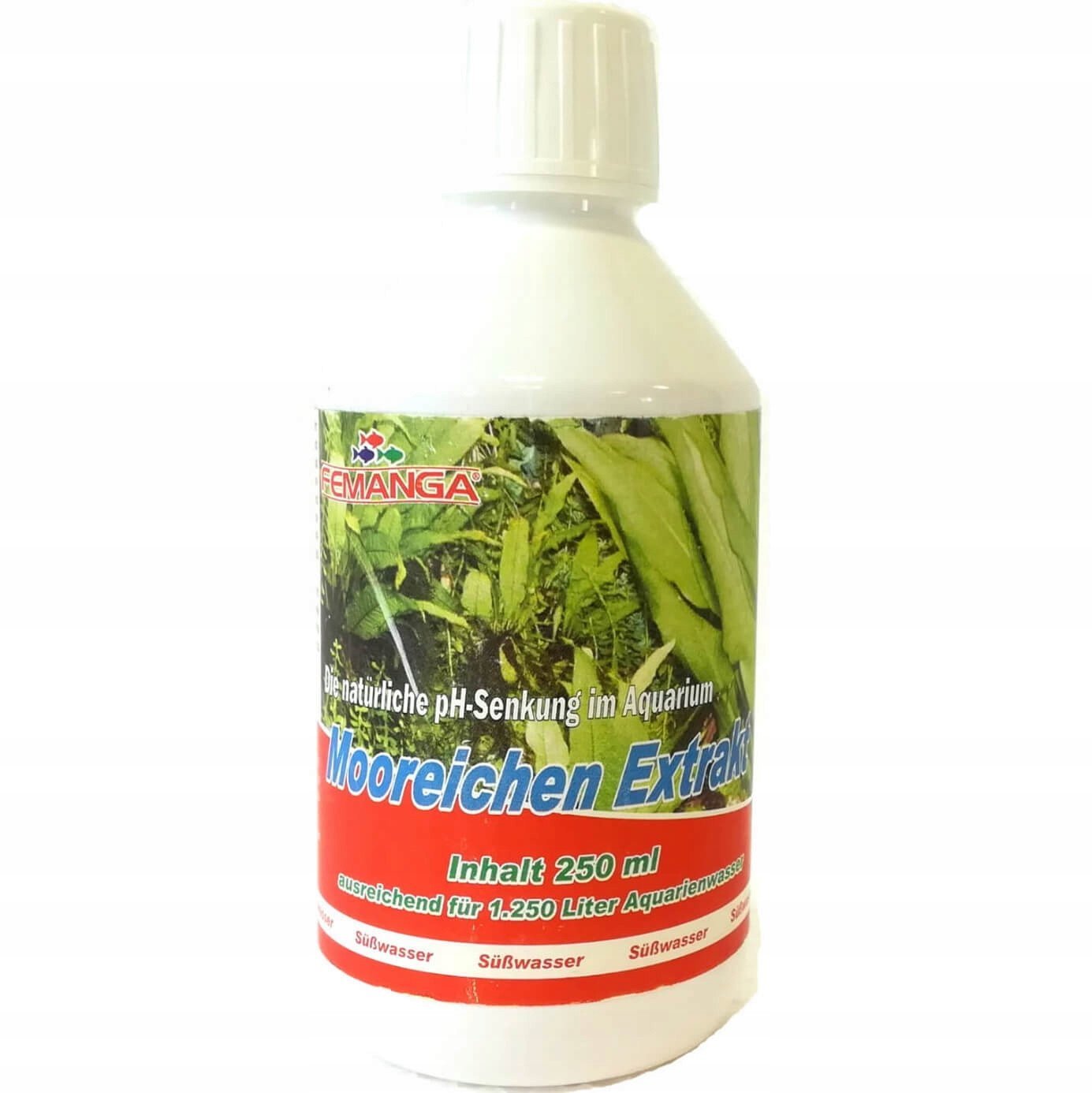 Femanga, Mooreichenextrakt, preparat do naturalnego obni�ania pH w akwarium, 250ml