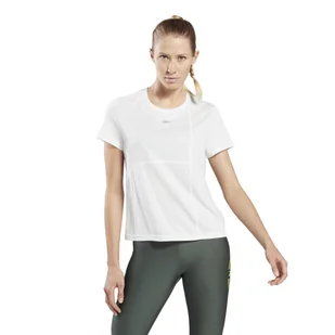 Damska Koszulka z krótkim rękawem REEBOK RUNNING SPEEDWICK TEE HT6009 – Biały - Koszulki i topy damskie - miniaturka - grafika 1