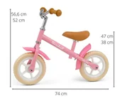 Rowerki biegowe - Rowerek Biegowy Marshall Pink - miniaturka - grafika 1