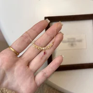 Wisiorki - TEMU 1 Sztuka; Miedź; Długość: , Nowoczesny Chiński Styl Modowy Lekki Luksusowy Naszyjnik z Wisiorkiem w Kształcie Kropli Wody dla Kobiet, Elegancki - miniaturka - grafika 1