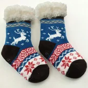 Skarpetki dla dzieci - SKARPETKI DZIECIĘCE GÓRALSKIE ANTYPOŚLIZGOWE 0-12 - miniaturka - grafika 1